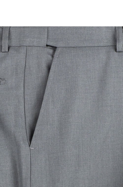 Nola Collection - Navy Regular Fit 2 Piece Suit Flat Front Pants with 2″ Elastic Waistband by Vinci