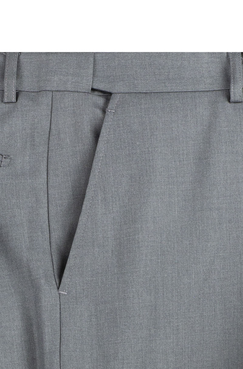 Nola Collection - Navy Regular Fit 2 Piece Suit Flat Front Pants with 2″ Elastic Waistband by Vinci