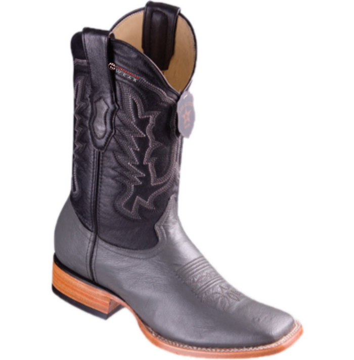 Men’s Los Altos Smooth Ostrich Boots Wide Square Toe