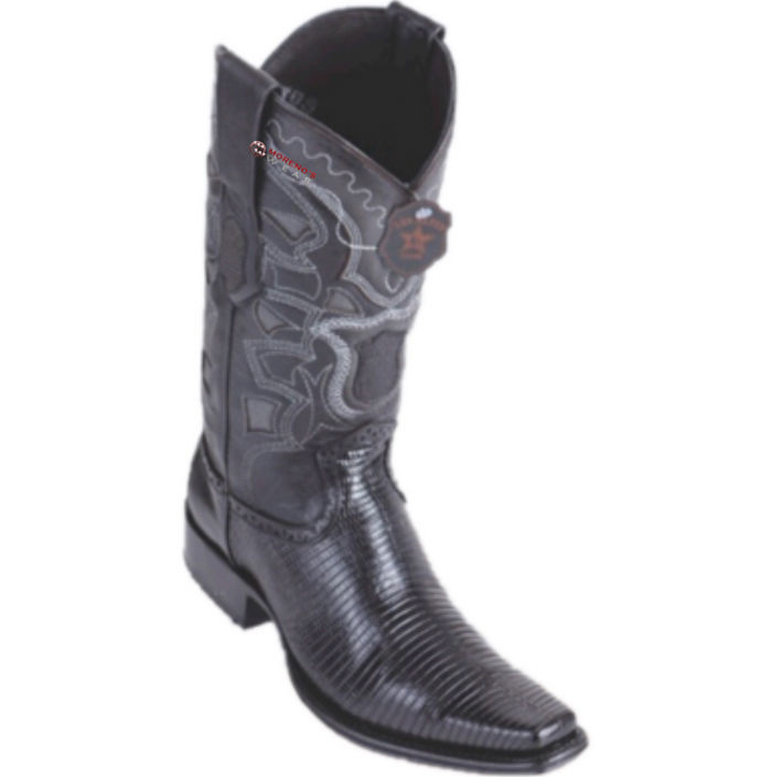 Men’s Los Altos Ring Lizard Boots European Square Toe
