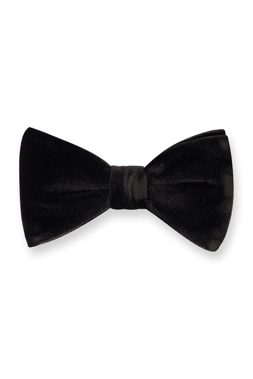 Gala Black Velvet Bow Tie by Fabian Couture