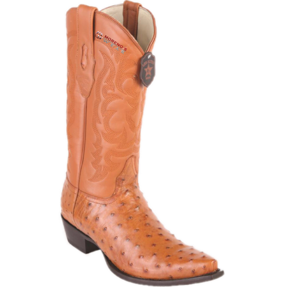 Men’s Los Altos Ostrich Boots Snip Toe (Premium)