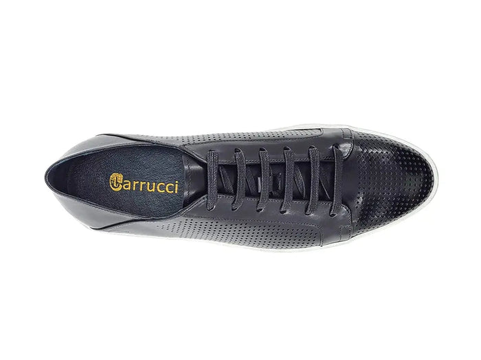 Carrucci Fashion Lace-up Leather Sneaker