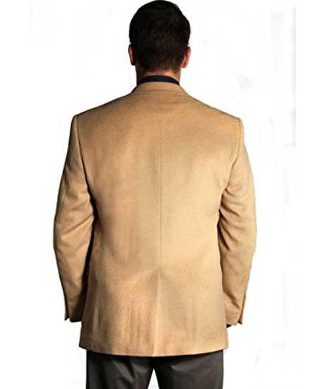 Men's 2 Button Camel's Hair Vent Sport Coat Sport Coat Online Discount Fashion Sale USA Men's Outlet