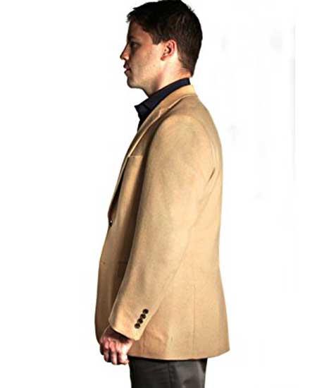Men's 2 Button Camel's Hair Vent Sport Coat Sport Coat Online Discount Fashion Sale USA Men's Outlet