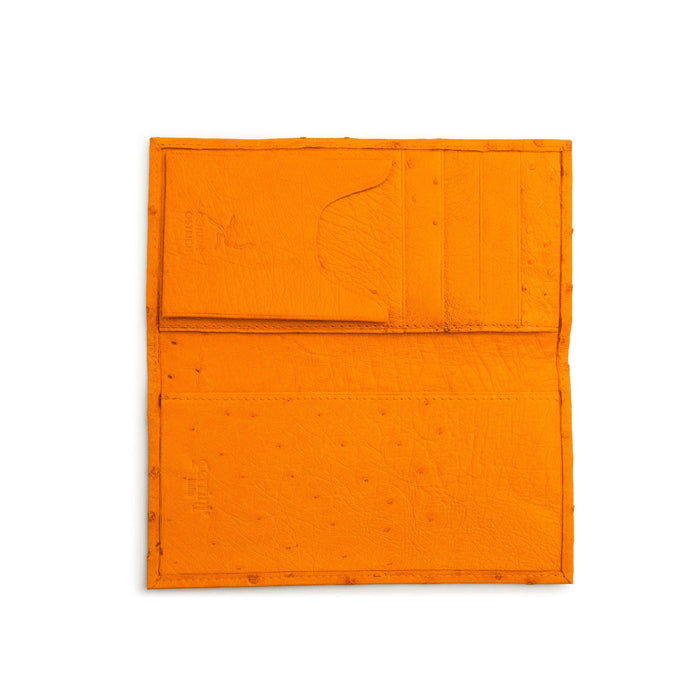 Ferrini Full Quill Ostrich Checkbook