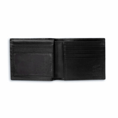 Mens Alligator Billfold Wallet in Black Ferrini USA