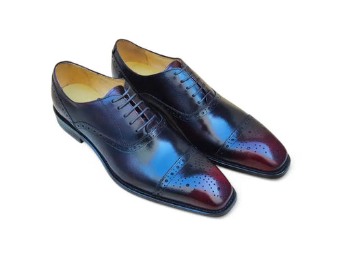 Carrucci Five Eyelets Cap Toe Calfskin Oxford
