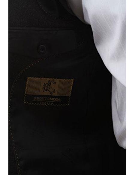 Moda Men's High Fashion Two Buttons Cheap Priced Designer Fashion Dress Casual Blazer On Sale Wool Cashmere Charcoal Sportcoat Blazer USA Men's Outlet