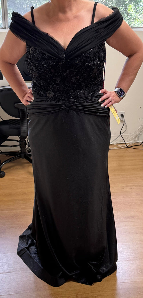 Mother Of The Bride Dress Off The Shoulder Sequin Gown By May Queen MQ2151-New Collection