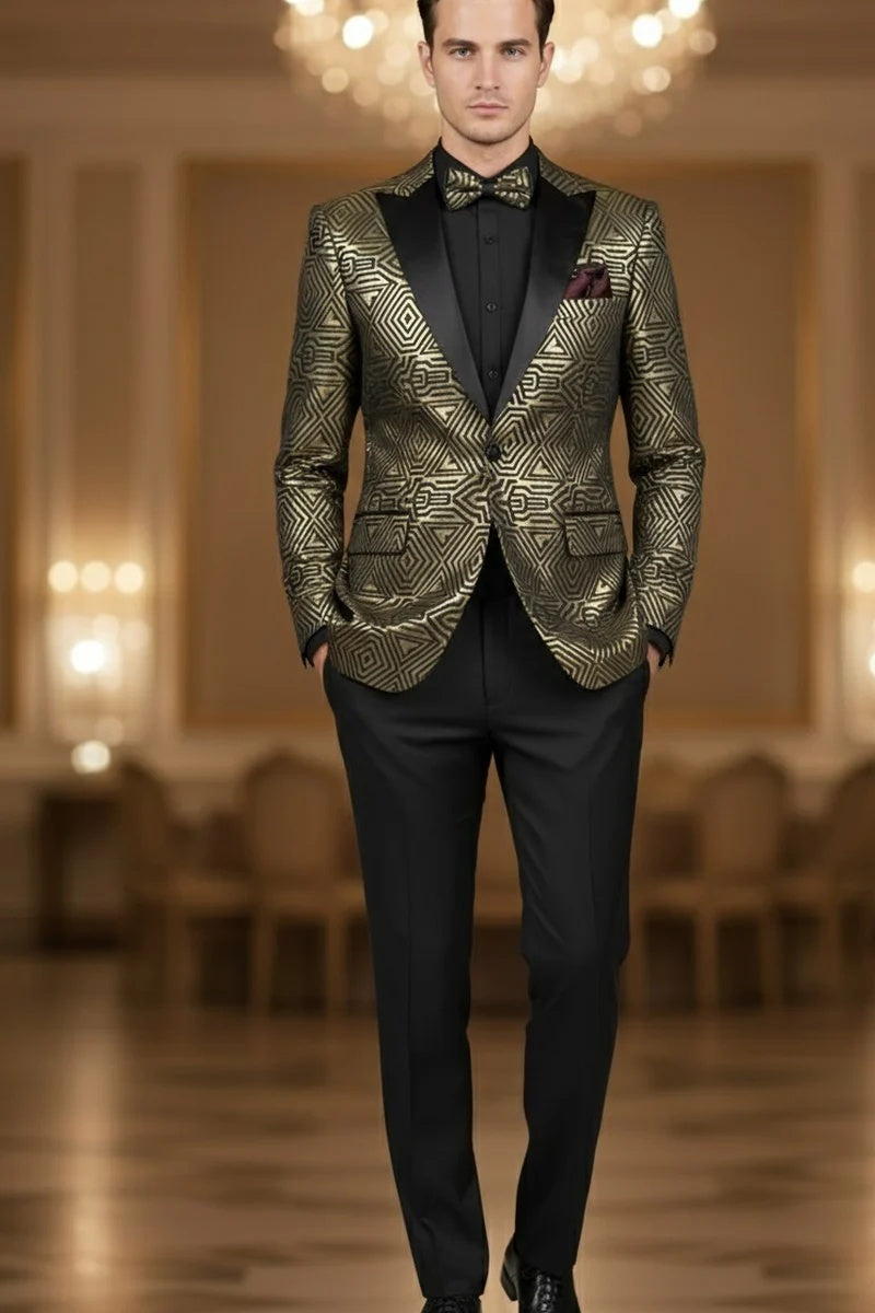 Gold Tuxedo Jacket