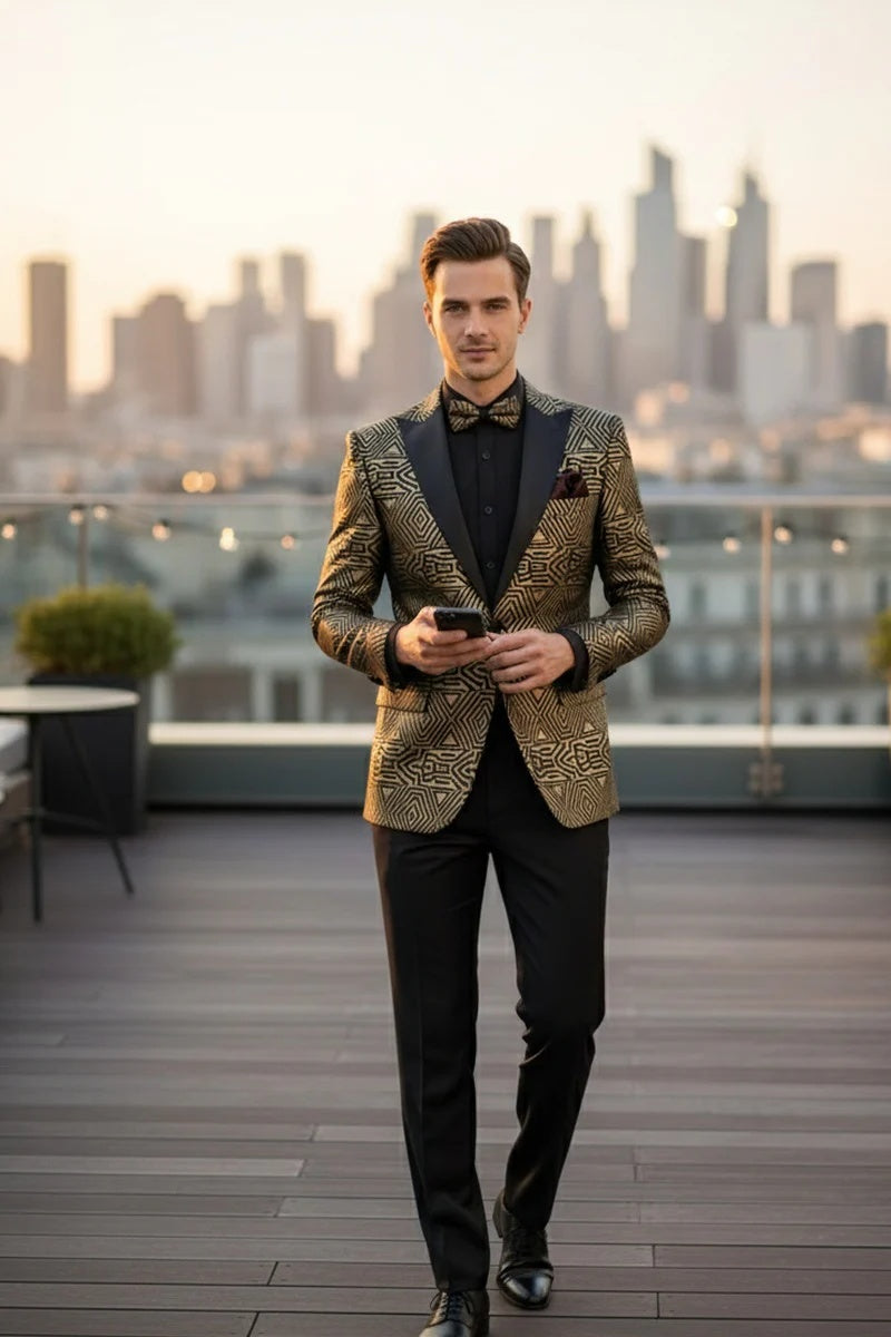 Gold Tuxedo Jacket