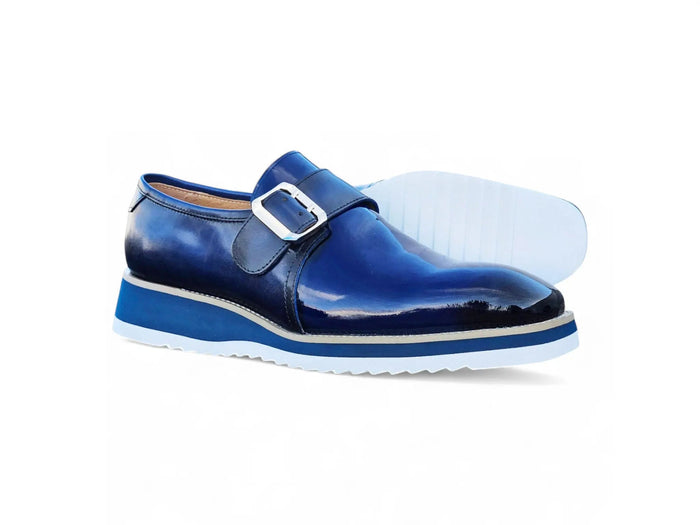 Carrucci Gorgeous Patent Leather Monkstrap Slip on