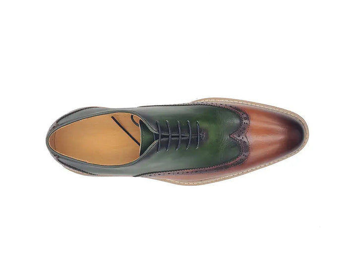 Carrucci Gorgeous Two Tone Oxford Wingtip
