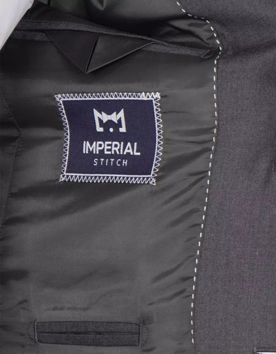 Mens Grey Two Piece Notch Lapel Jerome Suit by USA Men's Outlet