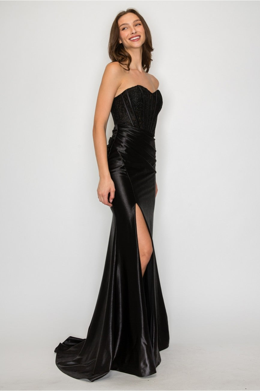 High Couture HC1023 Prom Long Formal Evening Dress