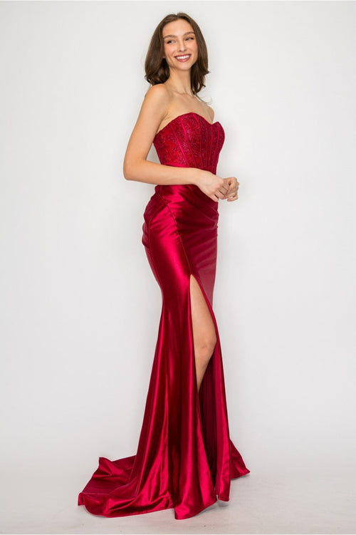 High Couture HC1023 Prom Long Formal Evening Dress