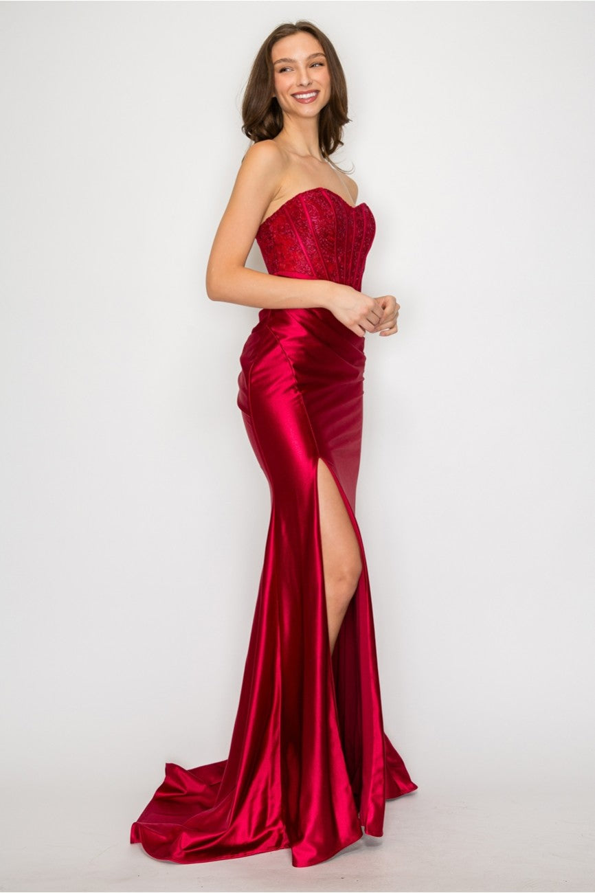 High Couture HC1023 Prom Long Formal Evening Dress