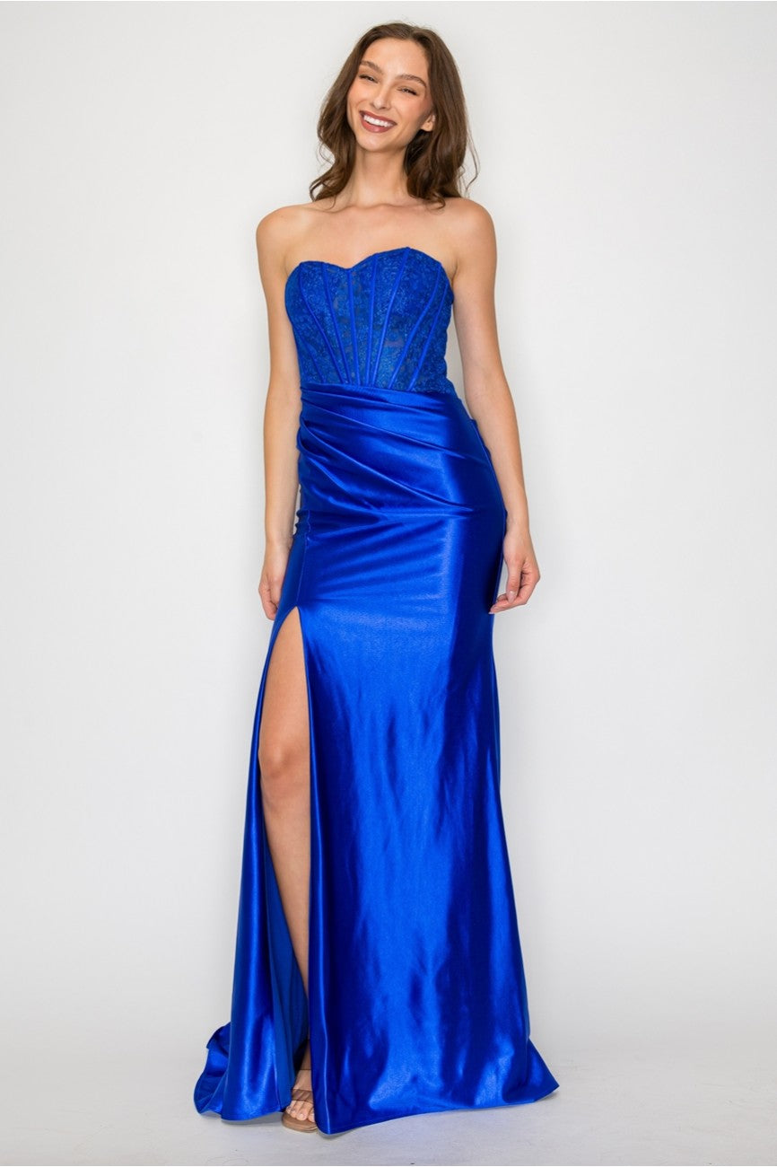 High Couture HC1023 Prom Long Formal Evening Dress