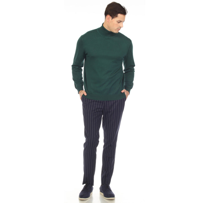 MENS HUNTER GREEN PULLOVER TURTLENECK SWEATER USA Men's Outlet