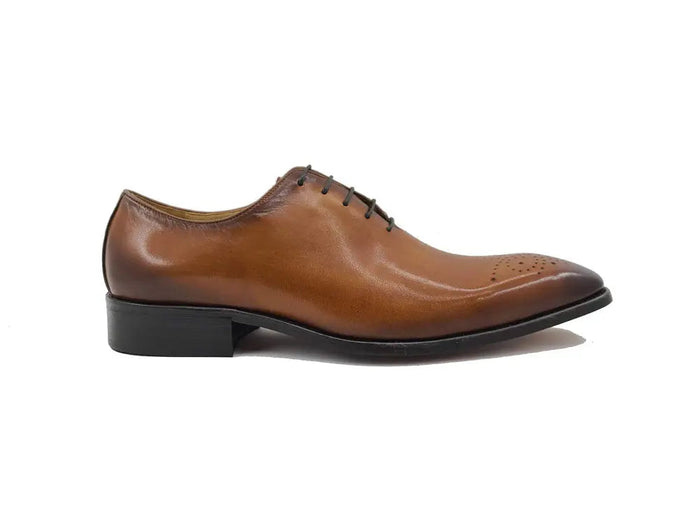 Carrucci Hand Burnished Wholecut Calf Oxford