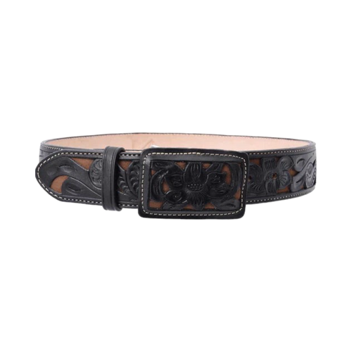 Cinto Vaquero de Cuero Cincelado Original