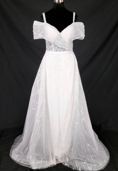 Chicas 17990 Glitter Evening A-Line Sweetheart Floor-Length Shimmer Satin Dress
