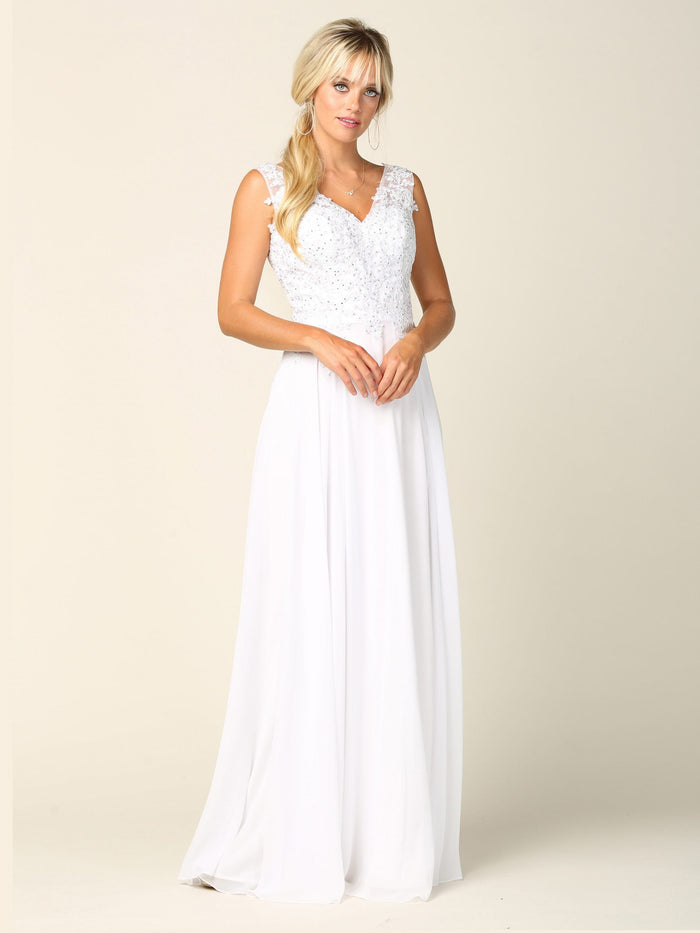 Eva USA 5233 Long Mother of the Bride Chiffon Formal Dress
