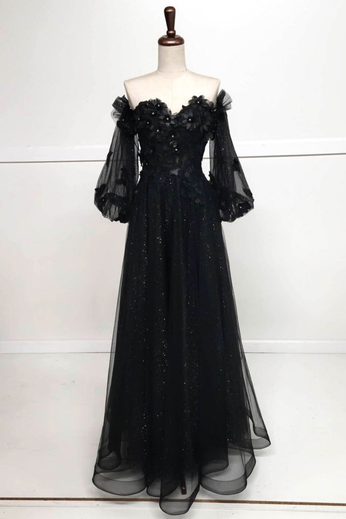 Chicas HF3096 A-Line Off-Shoulder Floral Maxi Style Fabric Dress