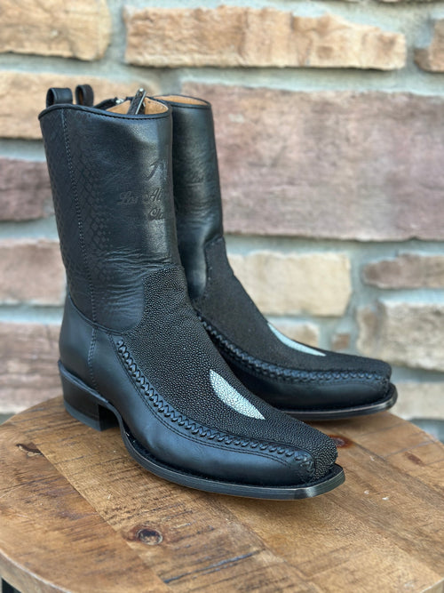 Men's Los Altos Stingray Single Stone 7X Toe Ankle Boots
