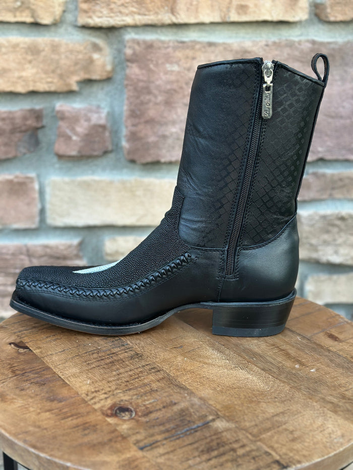 Men's Los Altos Stingray Single Stone 7X Toe Ankle Boots