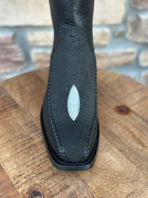 Men's Los Altos Stingray Single Stone 7X Toe Ankle Boots
