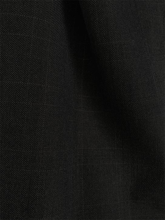 Pompey Collection - Men's Glen Plaid Dress Suit 2 Piece Regular Fit in Blue by Vinci