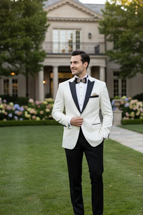 Ivory Tuxedo Jacket