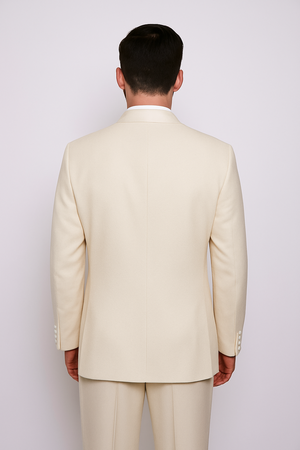 Men'S Dress Formal Ivory ~ Cream ~ Off White Dinner Jacket ~ Fashion Tuxedo For Men ~ Blazer ~ Sport 1 Button Peak Lapel by Men'sUSA
