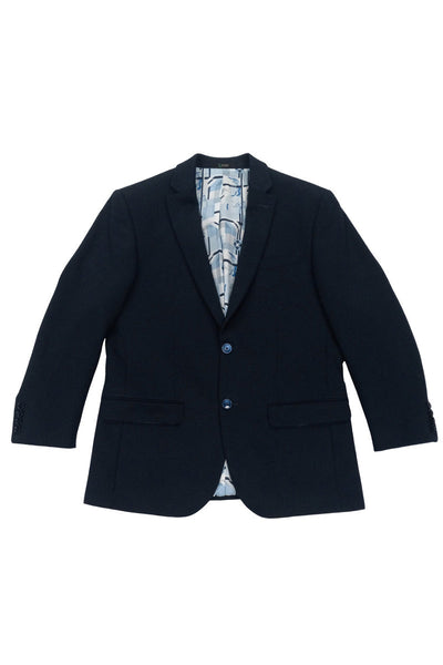 Men's Slim Fit Stretch Travel Blazer in Navy