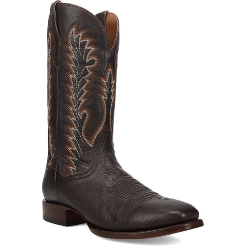 Dan Post Men’s Jerry Brown 13 ROM Toe Leather Boot - Dan Post Boots