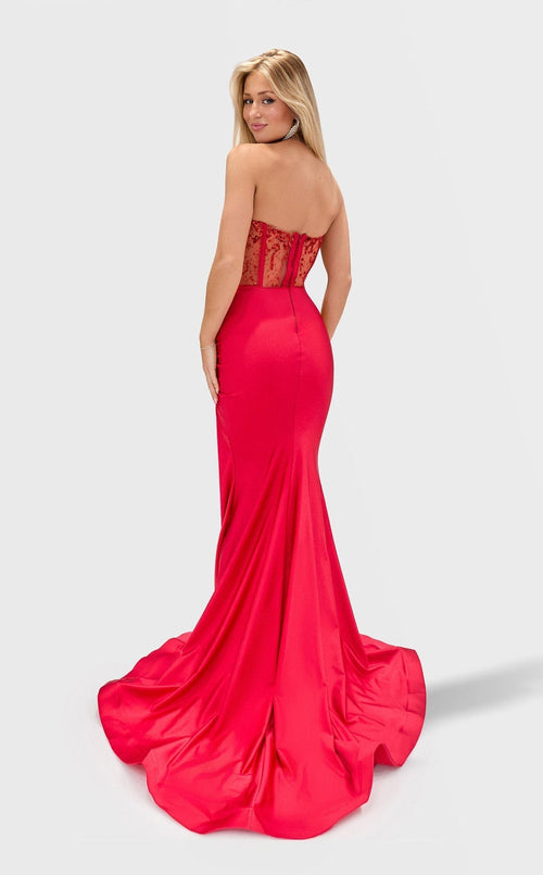 Jessica Angel JA2777 V-Neck Fitted Prom Formal Floor-Length Dress