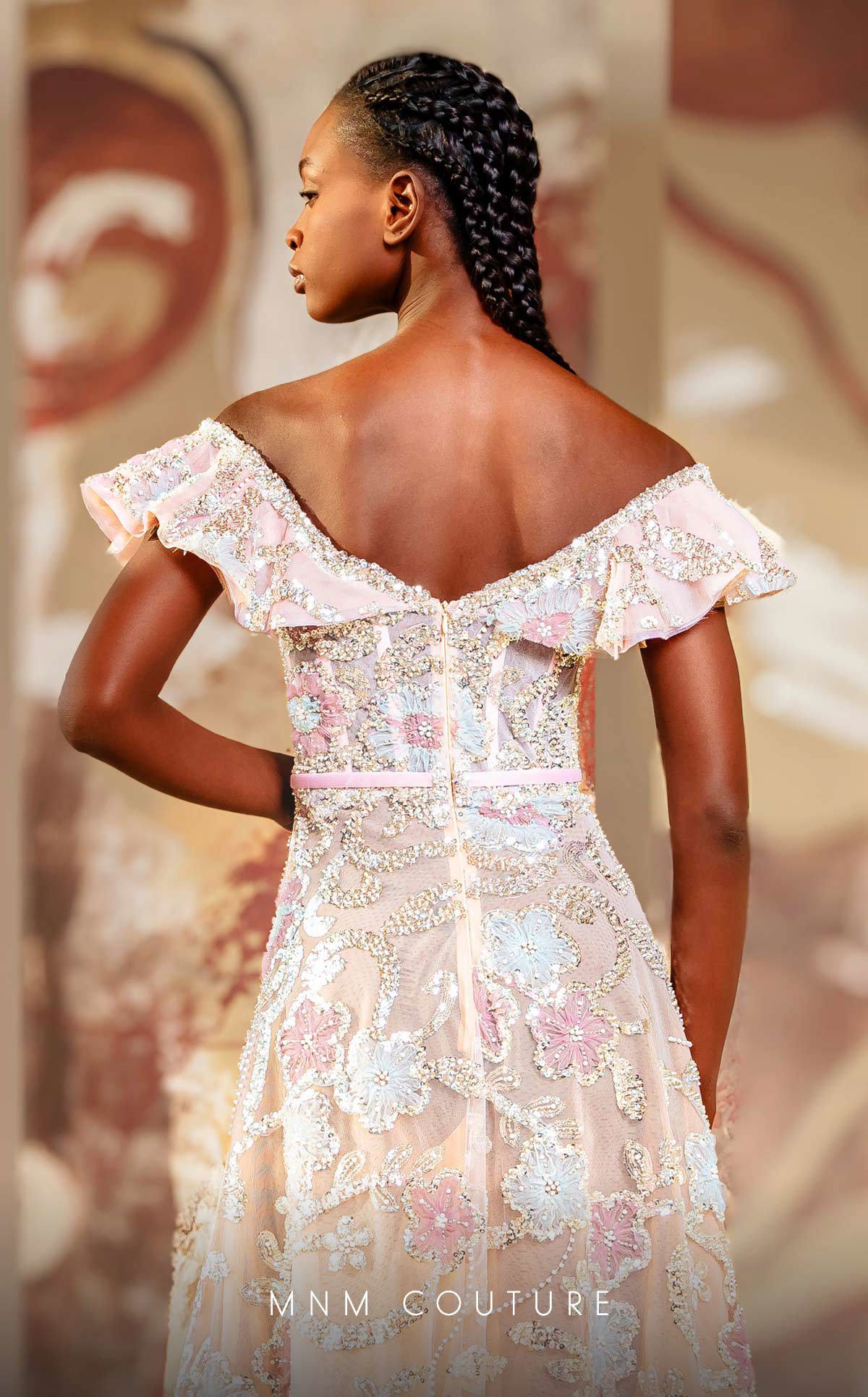 MNM Couture K4162 Pink Evening Gown