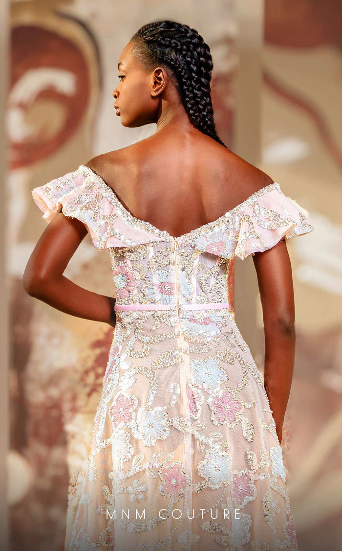 MNM Couture K4162 Pink Evening Gown