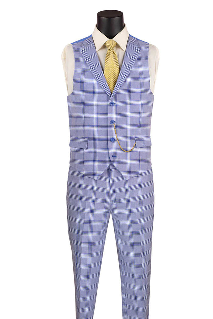 Beige Men's Slim Fit Paisley Wedding & Prom 2026 Suit - Shiny Finish by Vinci