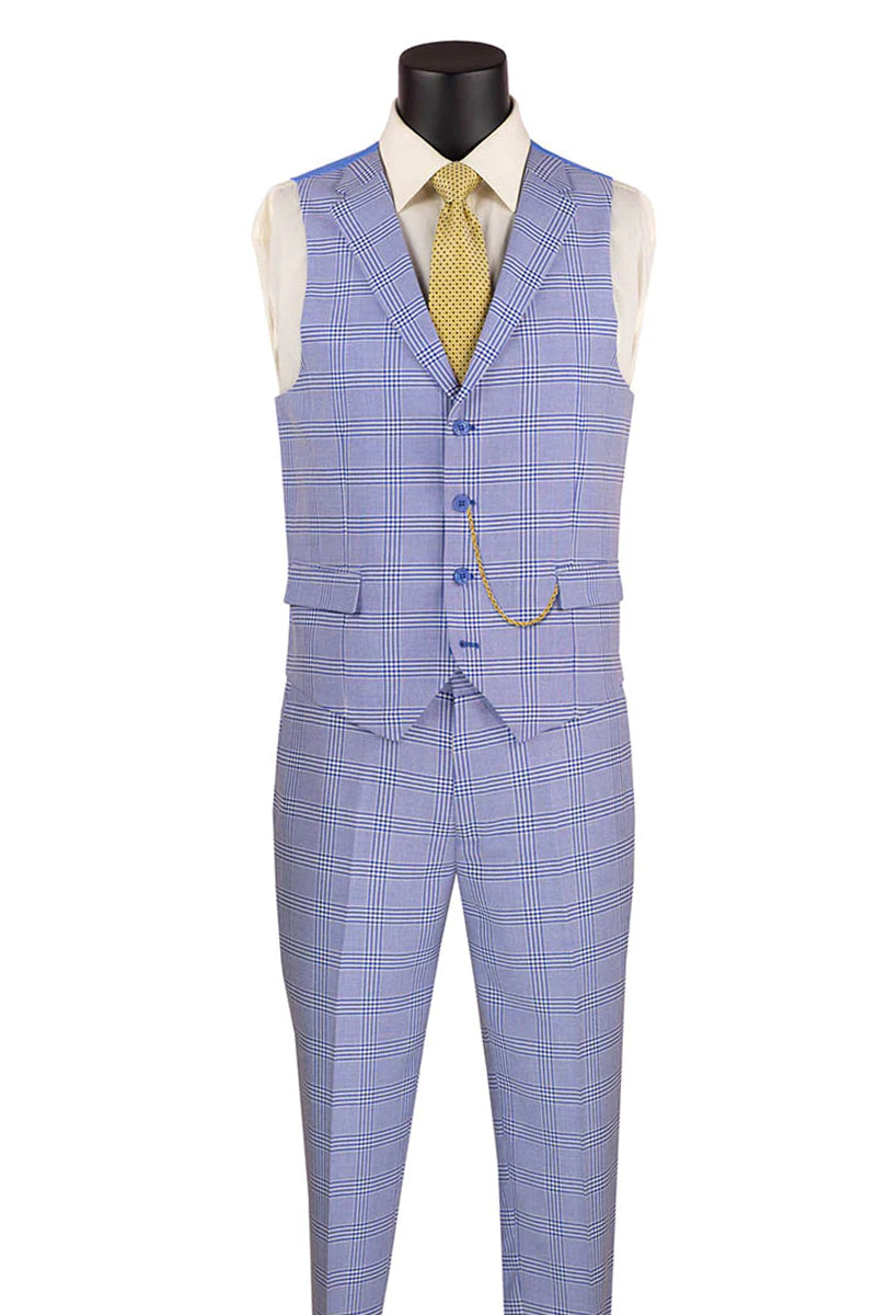 Beige Men's Slim Fit Paisley Wedding & Prom 2026 Suit - Shiny Finish by Vinci