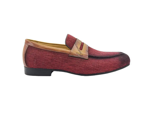 Carrucci Life Style Penny Loafer W Leather Trim