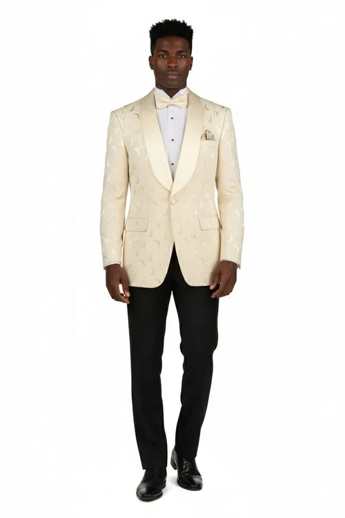 Light Champagne Tuxedo Jacket