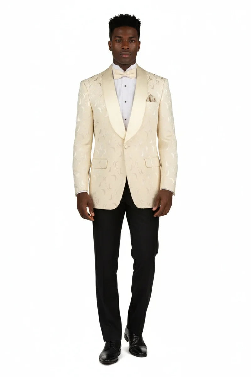 Light Champagne Tuxedo Jacket