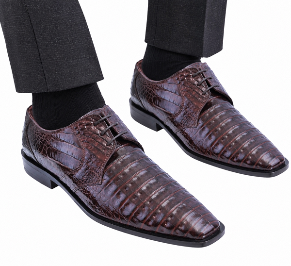Men's Original Exotic Caiman Belly Skin Shoe ZV088207