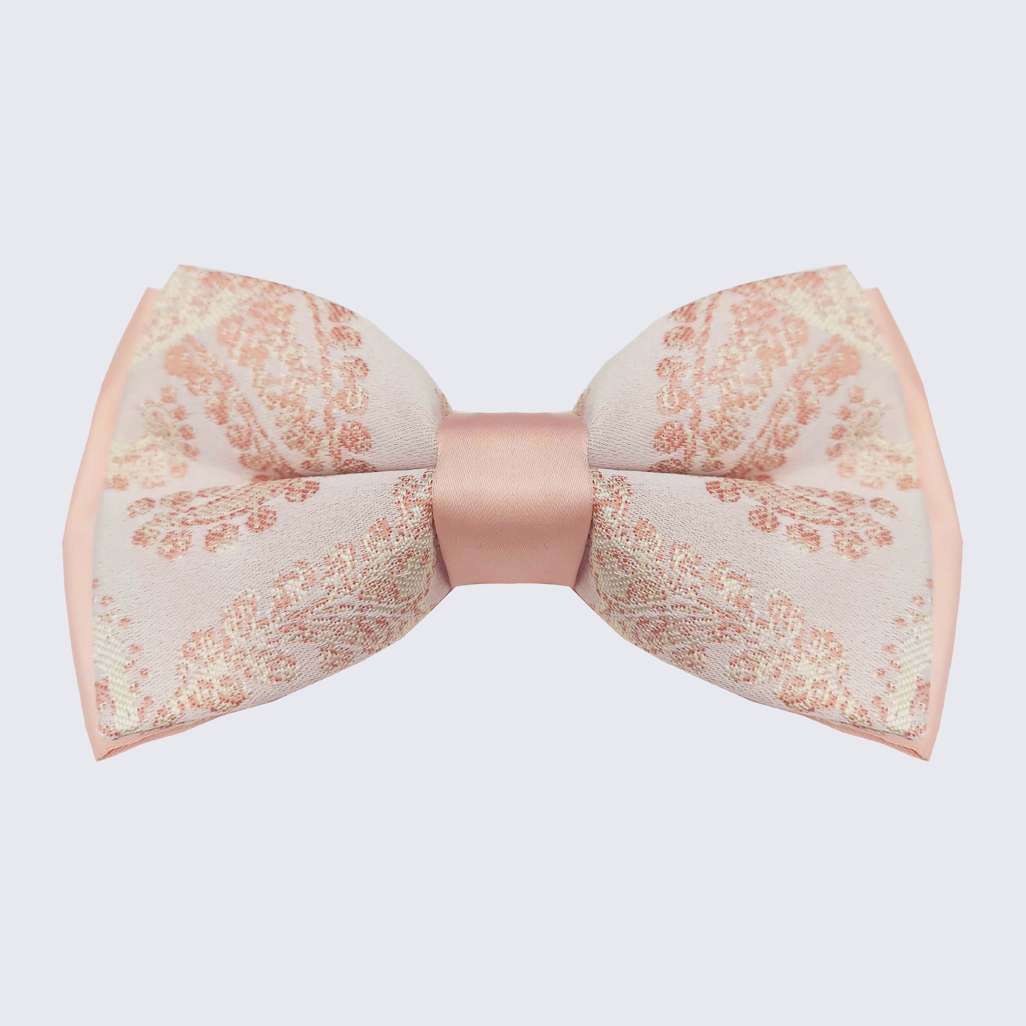 Pink Paisley Tuxedo with Shawl Lapel – 4 Piece Set
