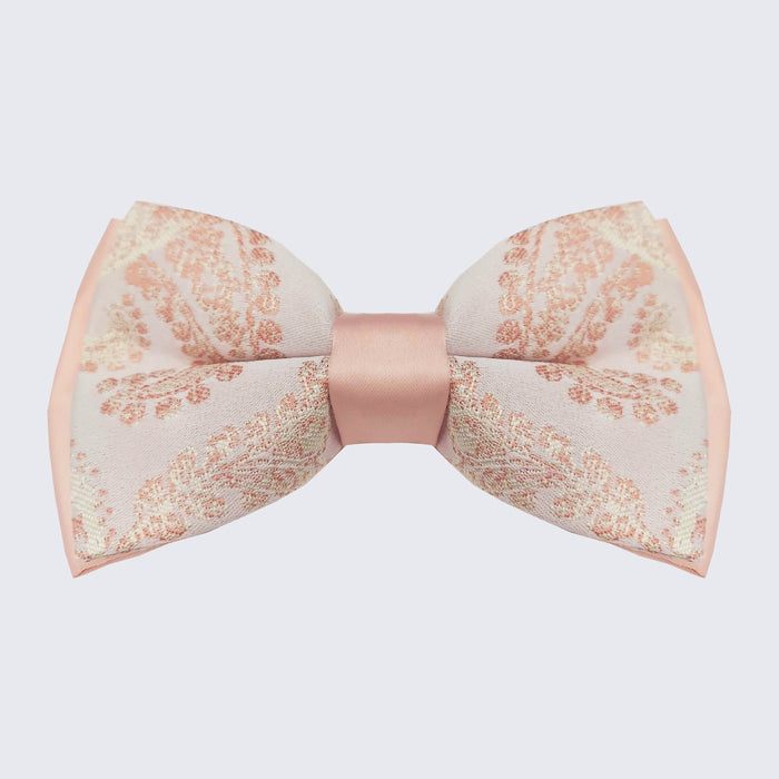 Pink Paisley Tuxedo with Shawl Lapel – 4 Piece Set