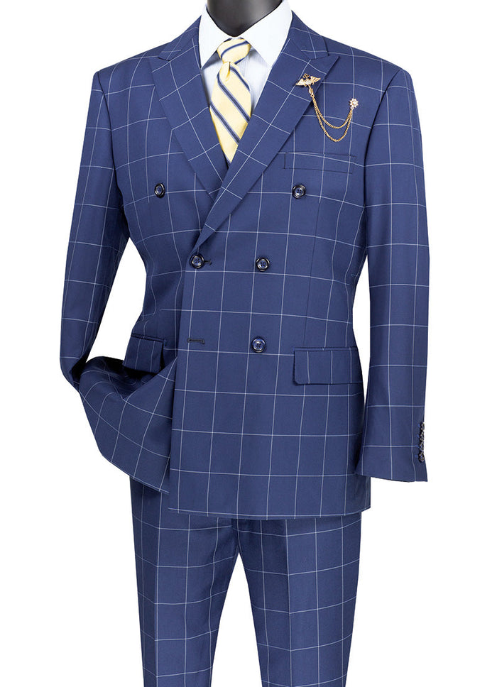 Monte Carlo Collection - Dress Suit 2 Piece 2 Button Textured Weave In Beige by Vinci