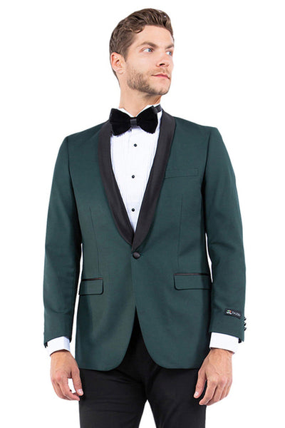 Men's Hunter Green Shawl Lapel Dinner Jacket